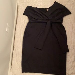 ASOS off the shoulder black dress